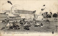 Tunisia CPA Bizerte Barracks of the Riflemen