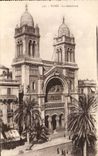 Tunisia CPA Tunis the cathedral