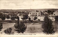 Tunisia CPA Ferryville Places Admiral Guepratte and market