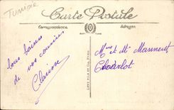 Tunisia CPA Ferryville Places Admiral Guepratte and market