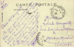 Tunisia CPA Tunis the avenue Jules Ferry and the gulf