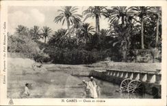 Tunisia CPA Gabes oasis and river