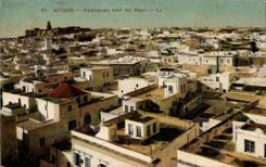 Tunisia CPA Sousse Panorama taken of Ksar