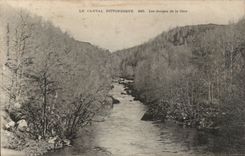 CPA Cantal throats of Cere