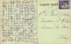 CPA Chaudesaigues Junction of the roads of Garabit and Saint Flour