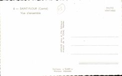 CPA Cantal Saint Flour Overall picture