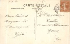 CPA Cantal Viaduct of Ribeyres close Aurillac Train