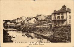 Aurillac CPA banks of Jordane taken with the bridge Bourbon