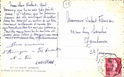 MODERN CARD the lead of the Cantal 'alt 1887m) a pasture (cows)