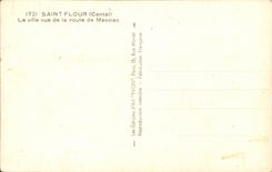 Auvergne CPA Saint Flour the city of the road of Massiac