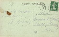 Auvergne Cantal CPA throats of the maronne and vault ND of the castle