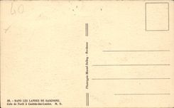 CPA In the Moors of Gascogne Coin of drill has Castels of the Moors