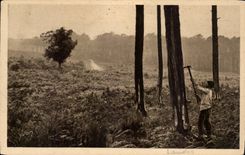 CPA Moors of Gascogne the resinier to work (trade)