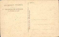 CPA Moors of Gascogne the resinier to work (trade)