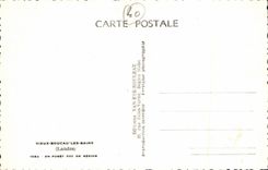 Moors MODERN CARD Old Boucau les Bains Out of drill pot of resin