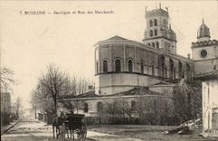 Buglose CPA Basilika und Strasse der Kaufleute