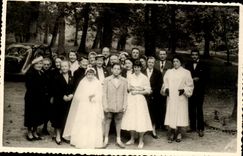 CARTE PHOTO Communion de Marie France a Dax