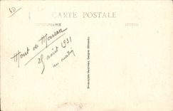 CPA the race landaise a variation of Giovanni (bull toro) Mount of marsan