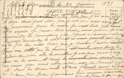 Mount of Marsan CPA La Poste Landaise and the Savings bank