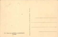 In the Moors of Gascogne CPA Landscape