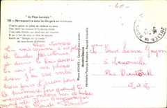 Mit der Land landas MODERNEN KARTE Retrospektive mit den Schaferhunden auf Stelzen