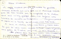 Mount of Marsan MODERN CARD Confluent of the Twelve and Midou