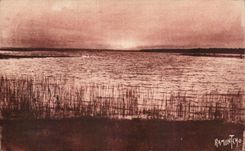 CPA Sunset with the country landais