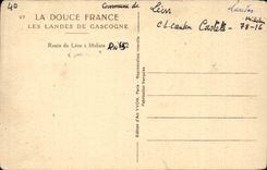 CPA Landes of Gascogne Route of Leon has Moliets