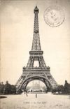 Paris CPA the Eiffel tower