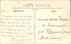 CPA Eiffel Tower Seen on the Seine