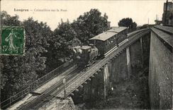 Langres CPA Toothed rack on the bridge (train)