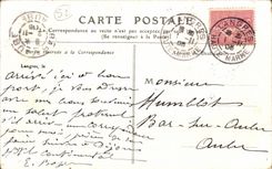 Langres CPA the cog railway connecting Train station to the situee city 140 bills of quantities higher