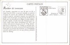 REPRODUCTION small trades of Paris the merchant of barrels