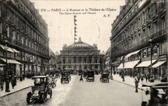 Paris CPA Which occurred and theater of the opera