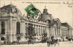 Paris CPA the small palace axu Champs Elysees