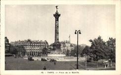 Paris CPA Places Bastille