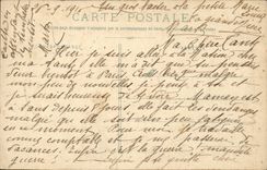 Paris CPA the Chaumont Hillocks Seen in the park