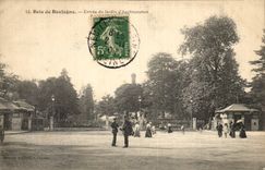 Paris CPA Bois de Boulogne entree du jardin d'acclimatation
