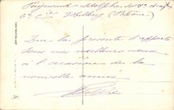 CPA Fantaisie Bonne annee (militaria)