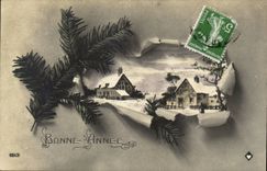 CPA Fantaisie Bonne annee