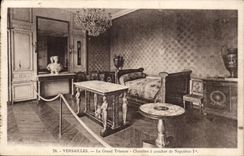 Versailles CPA large Trianon Chambre has to sleep of Napoleon 1st