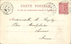 CPA the viaduct of the funicular of Lourdes