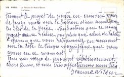 Paris CPA La fleche de Notre Dame La Seine