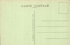 Paris CPA L'opera et station du Metro