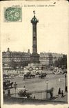 Paris CPA the bastille column of July