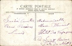 Paris CPA Trocadero seen of the bridge of Iena