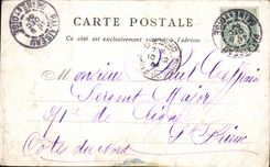 Paris CPA Street Soufflot and the Pantheon