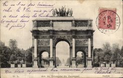 Paris CPA Arc de triomphe du Carrousel