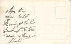 CPA Phantasie-Kind-Gatter-Gluck-Hufeisen