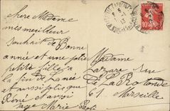 Das CPA Phantasie-Kind-gluckliche neue Jahr gut feiert Marionnettes Marionette